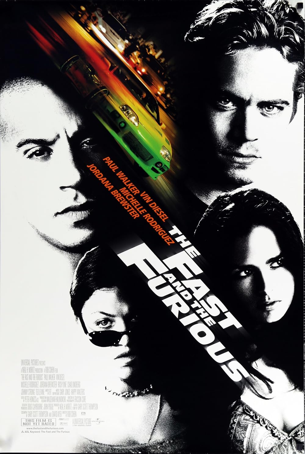 Filmplakat: The Fast and the Furious